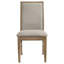 Chaise d'appoint rembourrée (ensemble de 2)
