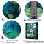 «Euphonic Tropical Teal Guitare Music I», reproduction sur toile-97060078-97060079