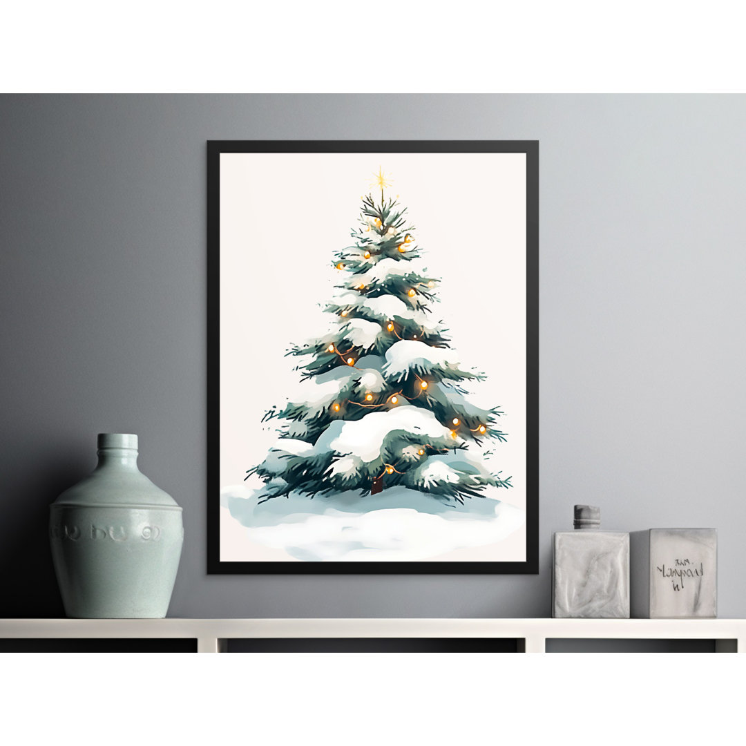Trendy Style Black Framed Poster