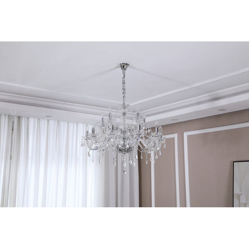 Andish Crystal Chandelier, 90cm H x 86cm W x 60cm D