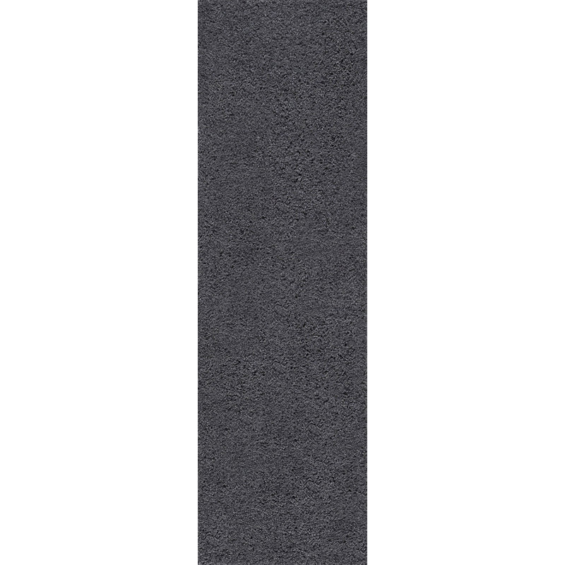 Athens Performance Gray Shag Rug, Runner 2'3" x 7'3"