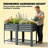 Patio Planter Box,Outdoor Elevated Planter Box,Raised Garden Bed-1767839816