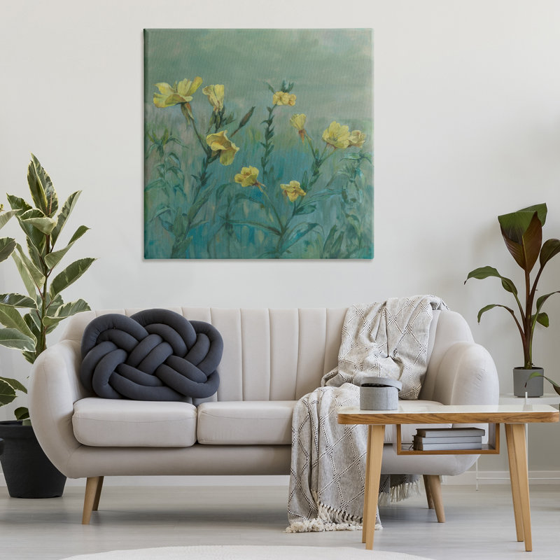 Art sur toile Buttercup Flower Field par Graham Reynolds, H 36 po x l 36 po