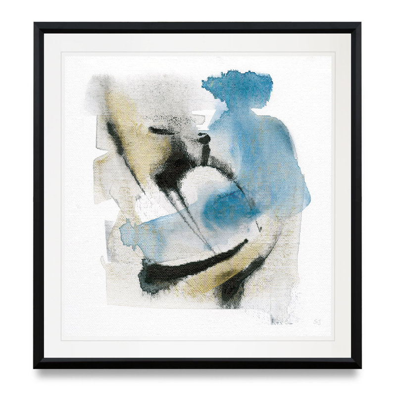 'Artesian Spring I' Print, 30.5" H x 30.5" W x 1.5" D, Black Plastic Framed