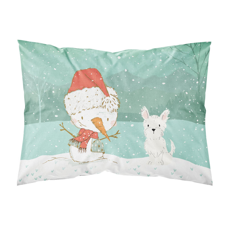 Snowman Christmas Microfiber, Westie Terrier