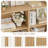 Langner 70.8" H x 23.6" W Standard Bookcase, 6-Tier Open Bookcase and Bookshelf, Freestanding Display Storage Shelves Tall Bookcase for Bedroom, Living Room and Office-441484050-440098507