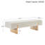 Banc rembourré Chamille avec pieds en bois massif-131368804-131368806