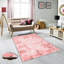 Tapis rose en polyester tissé à la machine Taytum-557224984