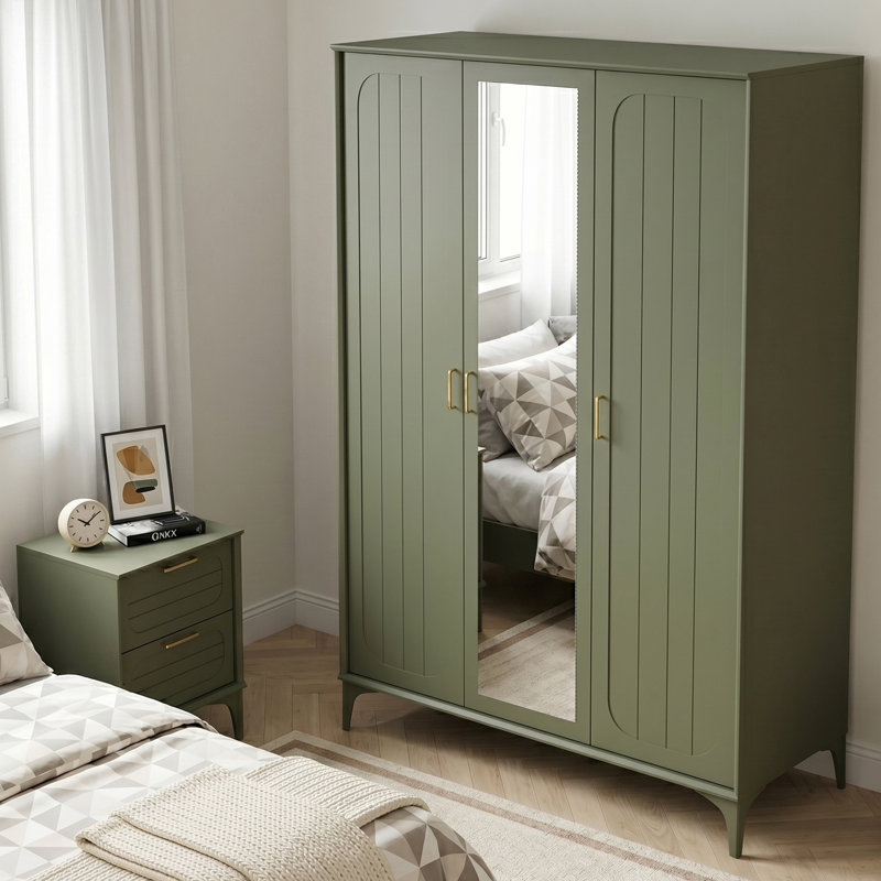 Curtis Piece Bedroom Set, Kale Green