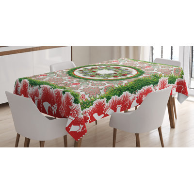Geometric Christmas Tablecloth