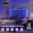 Berdean Button Tufted Platform Bed Frame with LED Lights-1715635729-1715635728