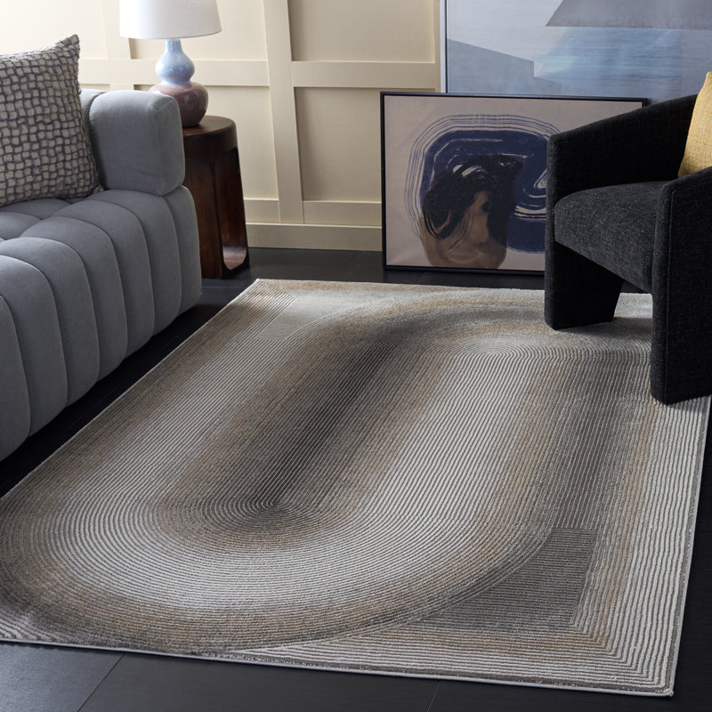Craft 828 Performance Geometric Rug, 5'-3" X 7'-6" Rectangle