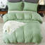 Housse de couette grand format vert avec fermeture à glissière Kakijumn-113693375-113693373