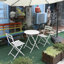 Ensemble bistro 3 pièces de table ronde pliable et chaises-47115147