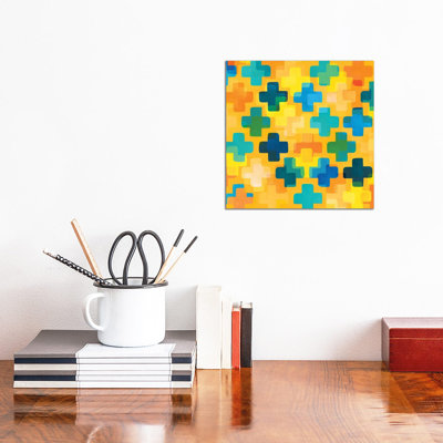 Positivity by Modern Tropical - Wrapped Canvas Painting
