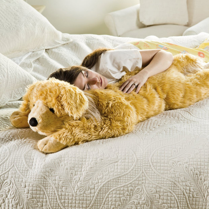 un oreiller de corps Golden Retriever