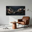 Ensemble de 1 tableau abstrait sur toile « Vagues »-130023428-130023431