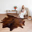 Tapis en cuir de vache Gwin Brindle-903581690
