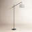 67" Black Swing Arm Floor Lamp