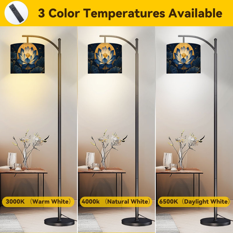  Lampe sur pied Arc Flower Lotus