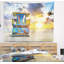 Tapisserie «Seashore Miami South Beach Sunrise»-28491565