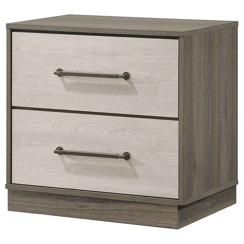Table de chevet 2 tiroirs Edmondson