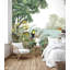 Papier peint vibrant paysage tropical toucan-112696916