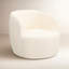 Maya Swivel Chair In Boucle-199708922