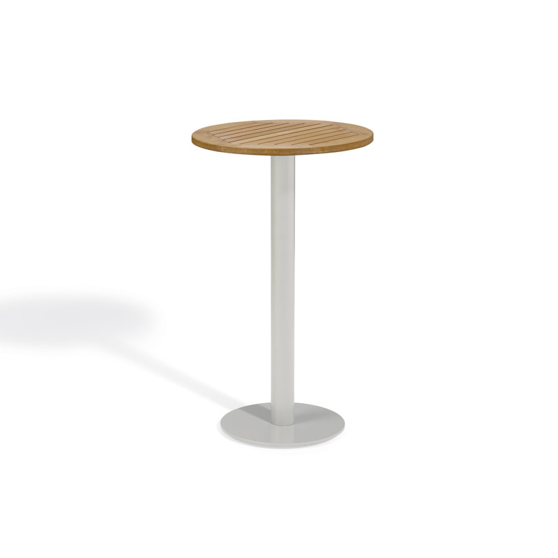 Table de bar Travira, L 24 po x l 24 po, Naturel