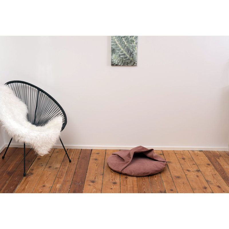 Zainab Polyester Pet Bed, Medium (43cm W x 43cm D x 20cm H), Rose
