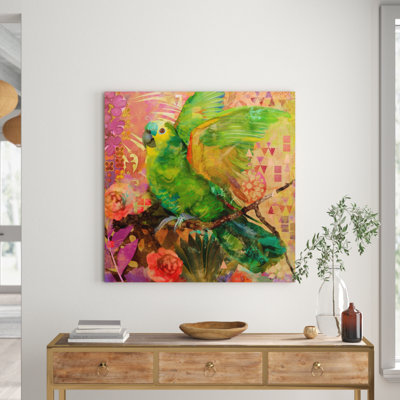 Evelia - Wrapped Canvas Painting