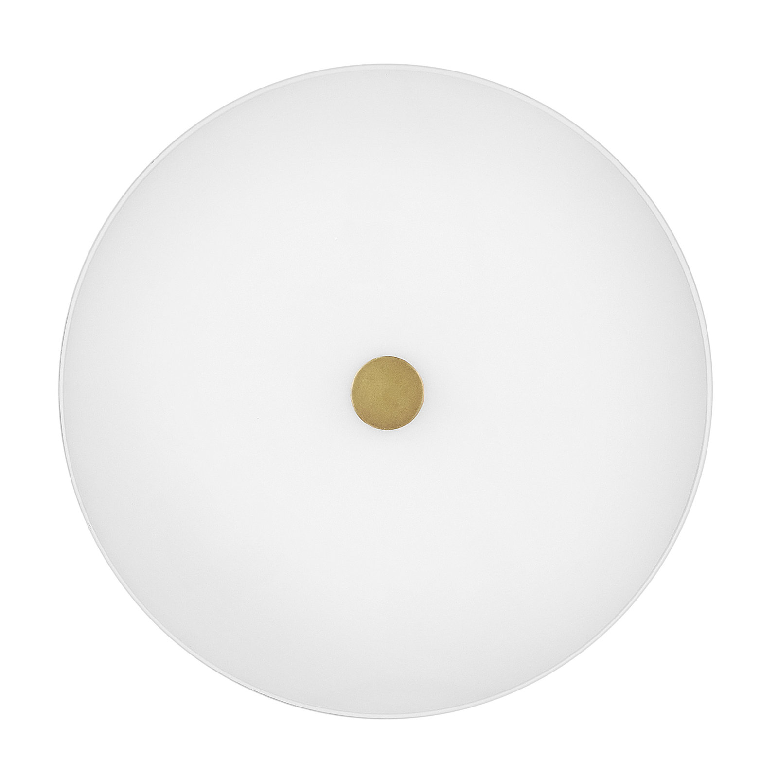Wisteria Flush Mount, Lacquered Brass
