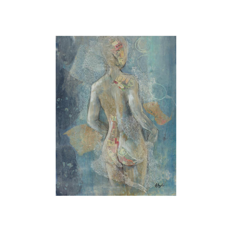 Dream Weaver I Painting by F. Elizabeth Douglass, 48" H x 36" W, Outdoor