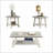 Rectangular Coffee Table with Solid + Manufactured Wood Table Topand Shelf-1250955757