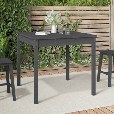 Lashelle Square Pine Outdoor Dining Table , 82.5cm cm W 82.5cm cm D