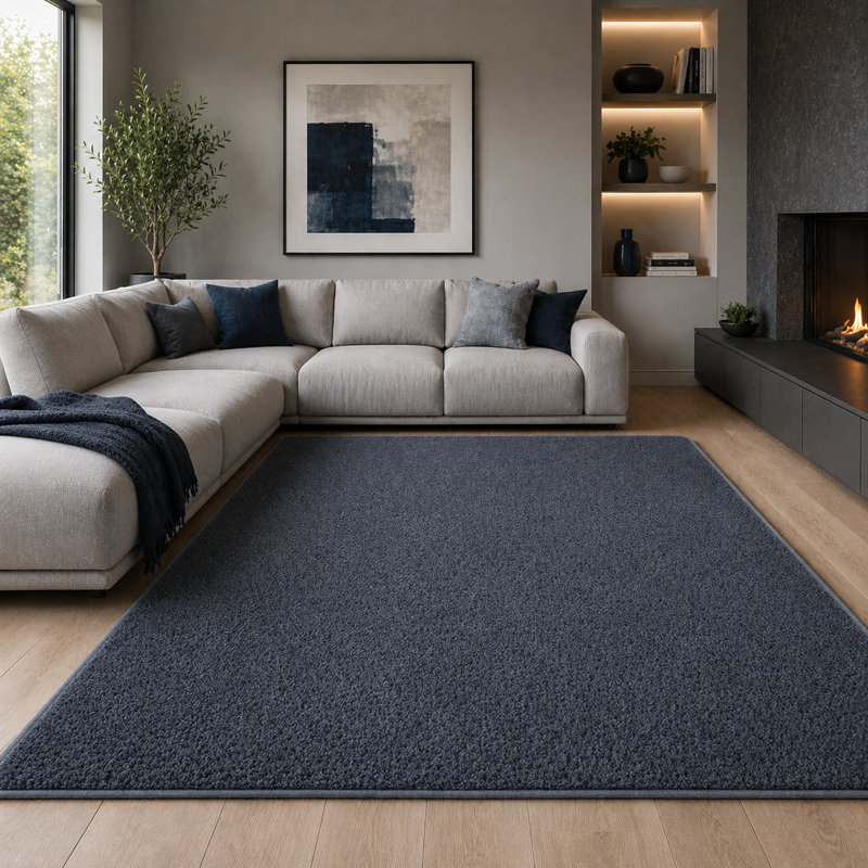 Grey Modern Area Rug, GREY, 160x230cm