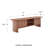 Chorlette Media Stand In Walnut