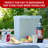 Koolatron 18 Qt. 12V Electric Cooler & Warmer, Portable Thermoelectric Car Cooler, Slim Travel Refrigerator for Camping, Road Trips, RV & SUV, Gray