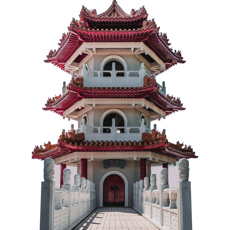 H13150 Twin Pagoda Chinese Garden Singapore