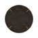 Sula Gold Finish Dark Brown Faux Shagreen Round Table - Coffee Table And End Table Set