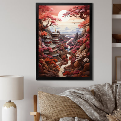 Labrieville Asian Art Emperors Courtyard - reproduction d'art sur toile