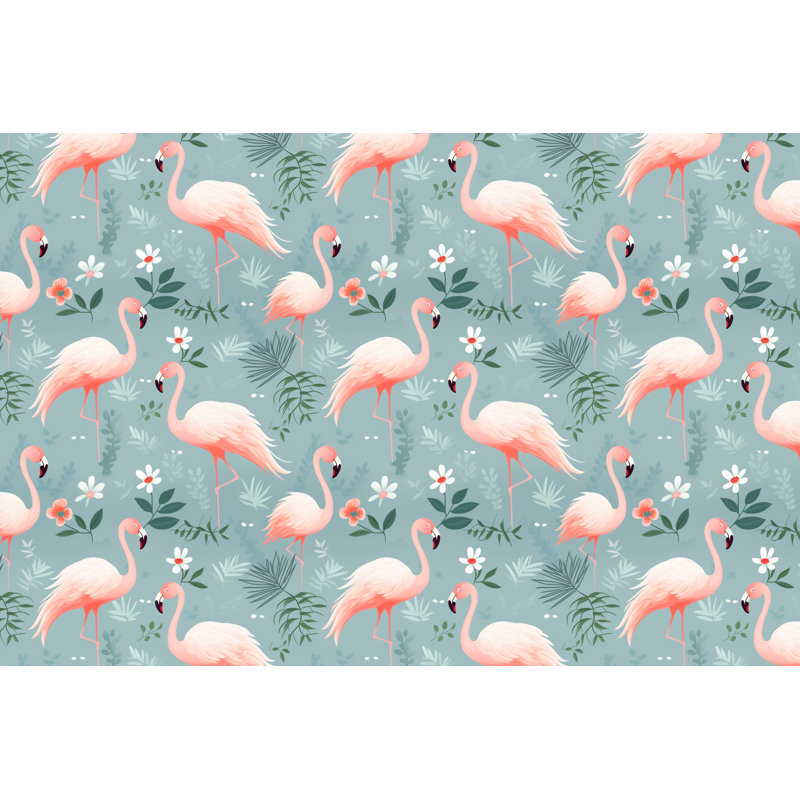 Flamingo Wildflower Bedding, Twin Comforter