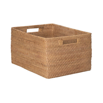 Rosecliff Heights Bavan Rattan Decorative Basket