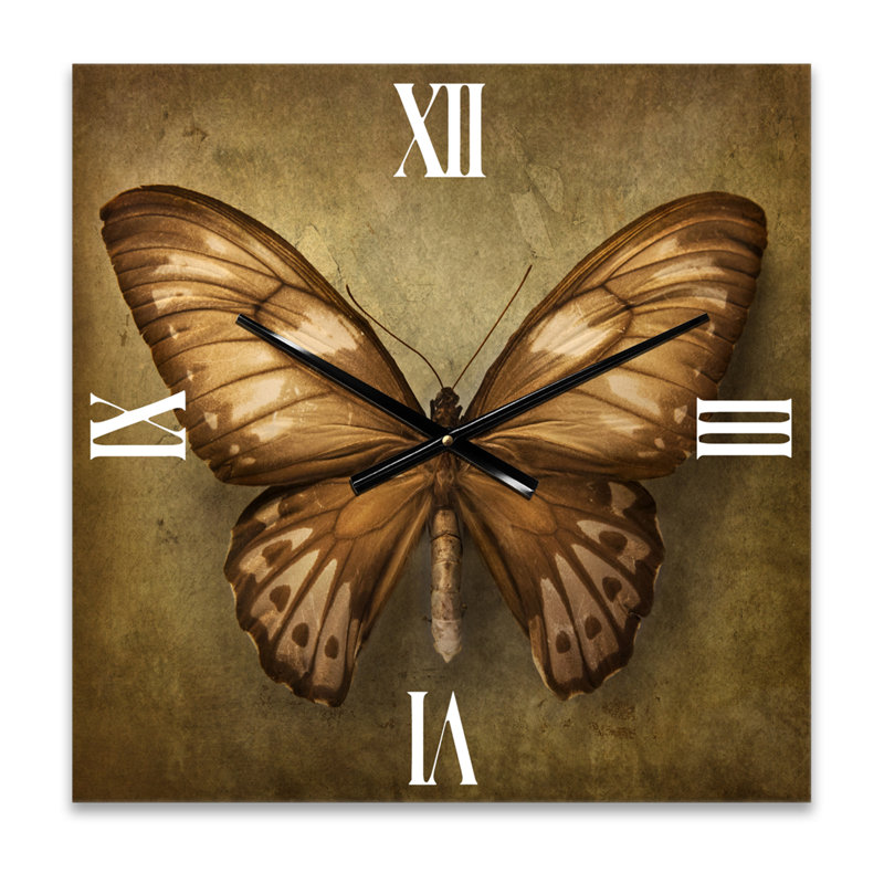 Horloge murale papillon, Très grand