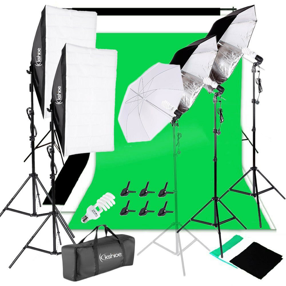 tjene gear Flyve drage Ktaxon Photography Video Studio Lighting Kit & Reviews | Wayfair