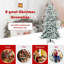 Sapin de Noël artificiel vert enneigé 7 pi Snow