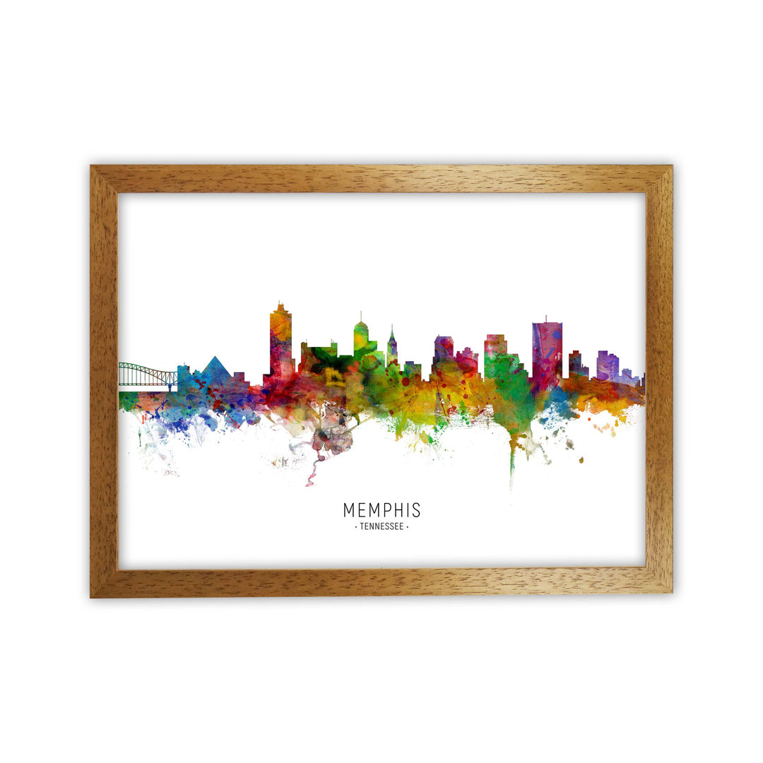 Memphis Tennessee Skyline by Michael Tompsett - Print
