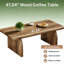 Table à thé de style moderne, table basse spacieuse, table d'ordinateur