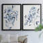 Inky Chickory Botanical I, toile encadrée de qualité supérieure - prête à être accrochée-1401104249-1401104251