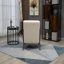 Chaise d'appoint Mid-Century moderne avec structure en bois, chaises de salon rembourrées avec coussin de taille, fauteuil de lecture pour véranda de chambre à coucher-752000416-752000429